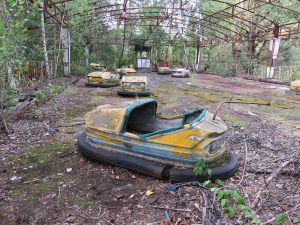 Autodráha v Černobyle