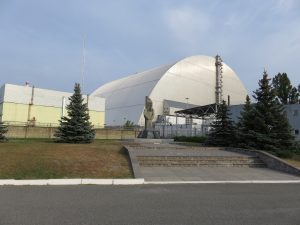 Černobyľ., nový sarkofág